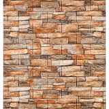 SAMOLEPICÍ PANELY 3D cihlové tapety - 1x kus 77 cm x 70 cm (0,54 m2) cihla #4
