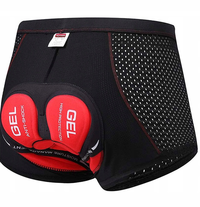 Cyklistické šortky 3d pánské boxerky s gelovou vložkou vel. XL