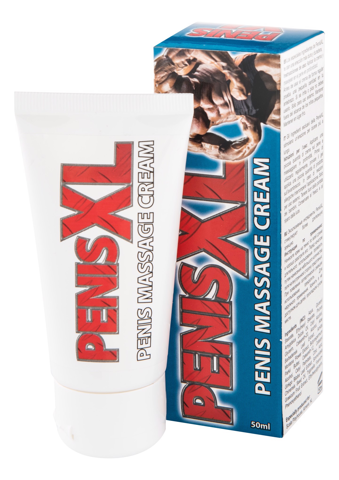 Penis XL krém 50ml natural, maximální velikost penisu