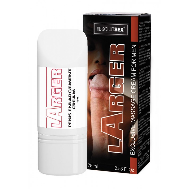 LARGER krém 75 ML, maximální velikost penisu