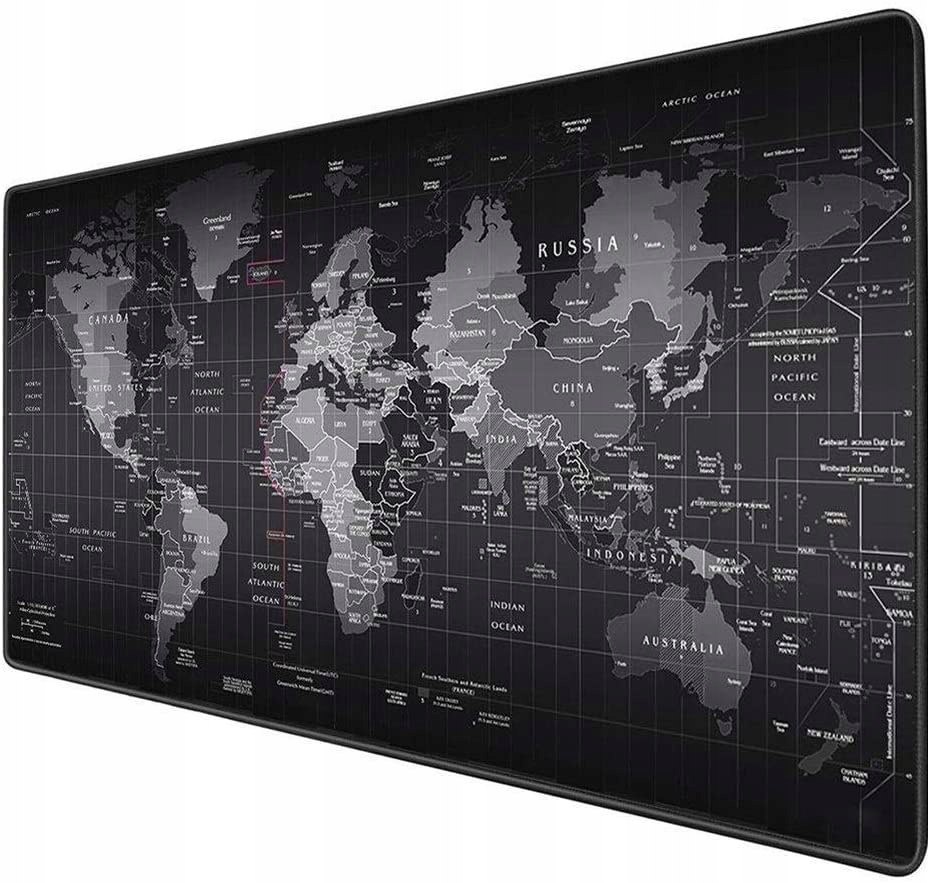 Velká herní podložka pod myš a klávesnici pro hráče - Mapa 1, 90x40cm