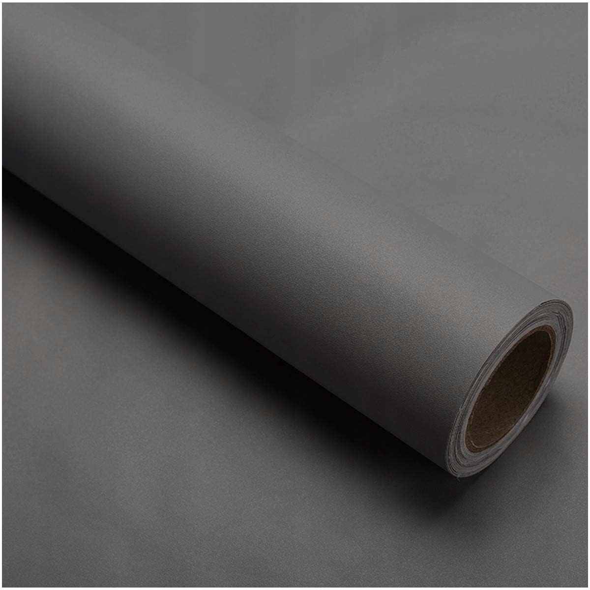 Samolepící vinylová tapeta grafit matná na stěnu a nábytek 60 cm x 10 m (6m²)