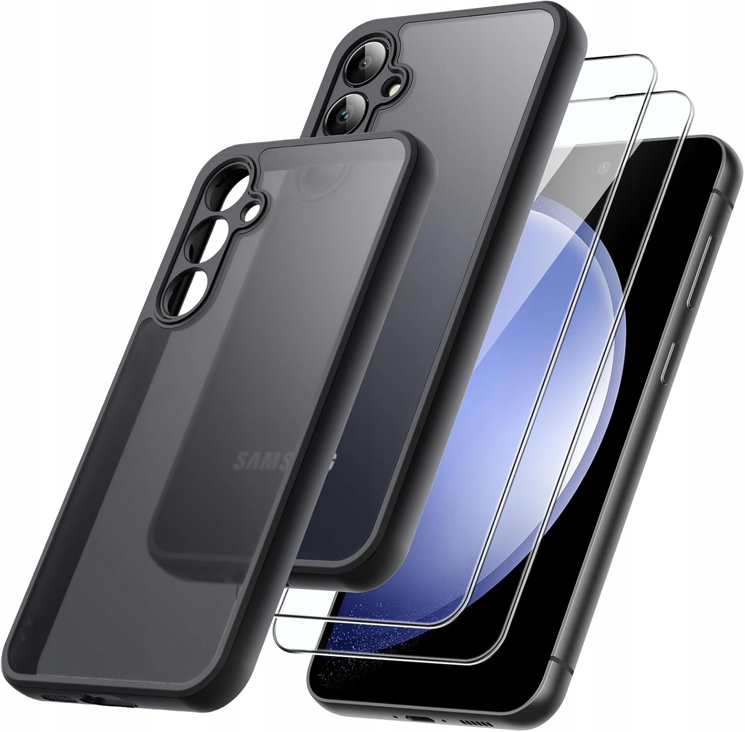 Samsung Galaxy A25, 5G PANCÉŘOVÉ POUZDRA ČERNÝ MAT